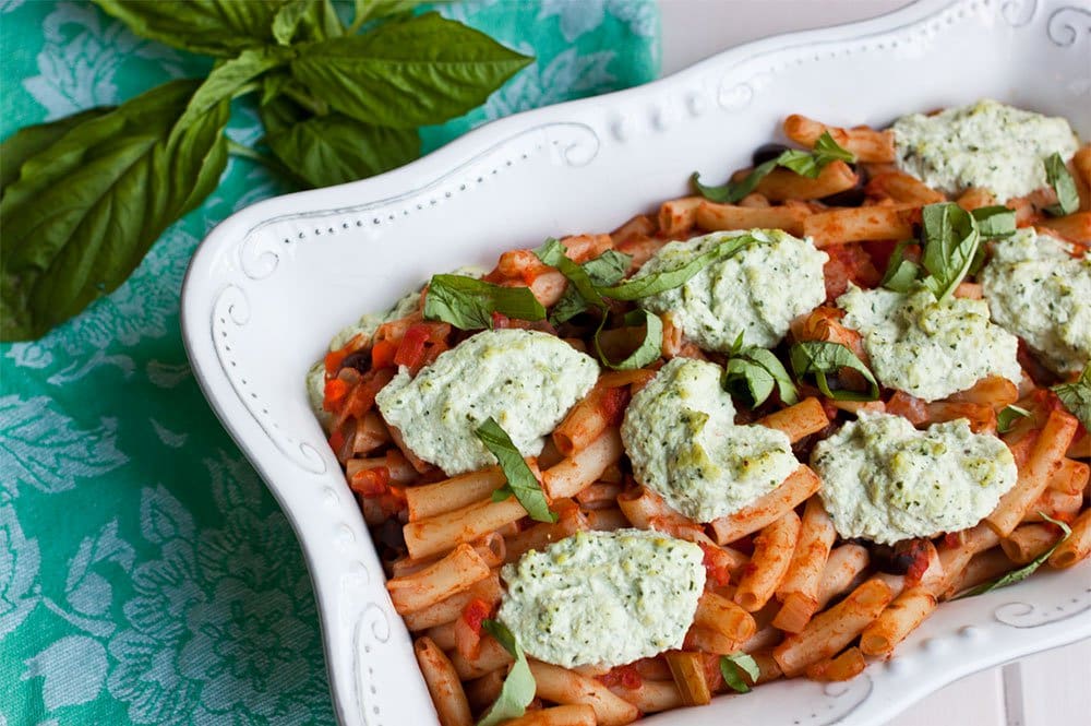 Baked Ziti with Tofu Ricotta