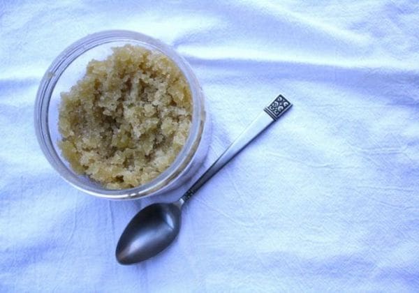 DIY Coconut Vanilla Sugar Body Scrub