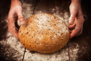 giving bread