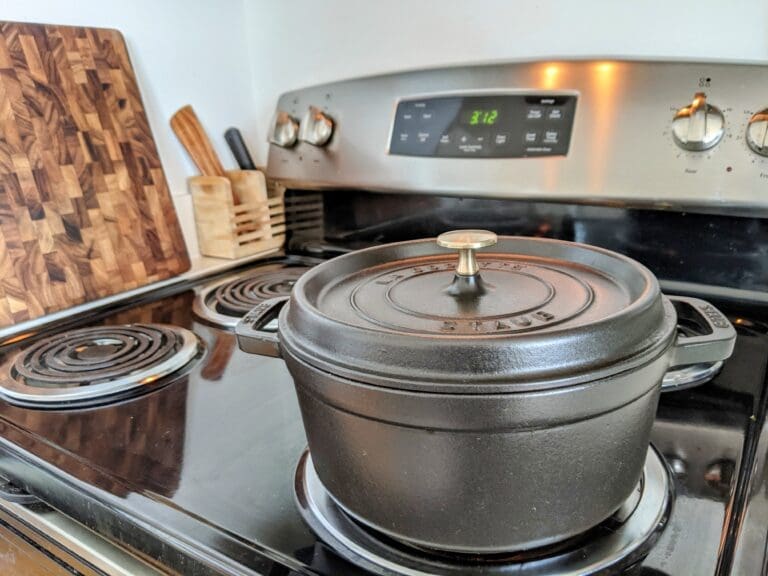 Staub Cocotte on stovetop
