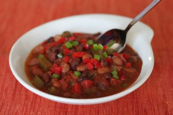 Vegetarian Pressue Cooker Chili