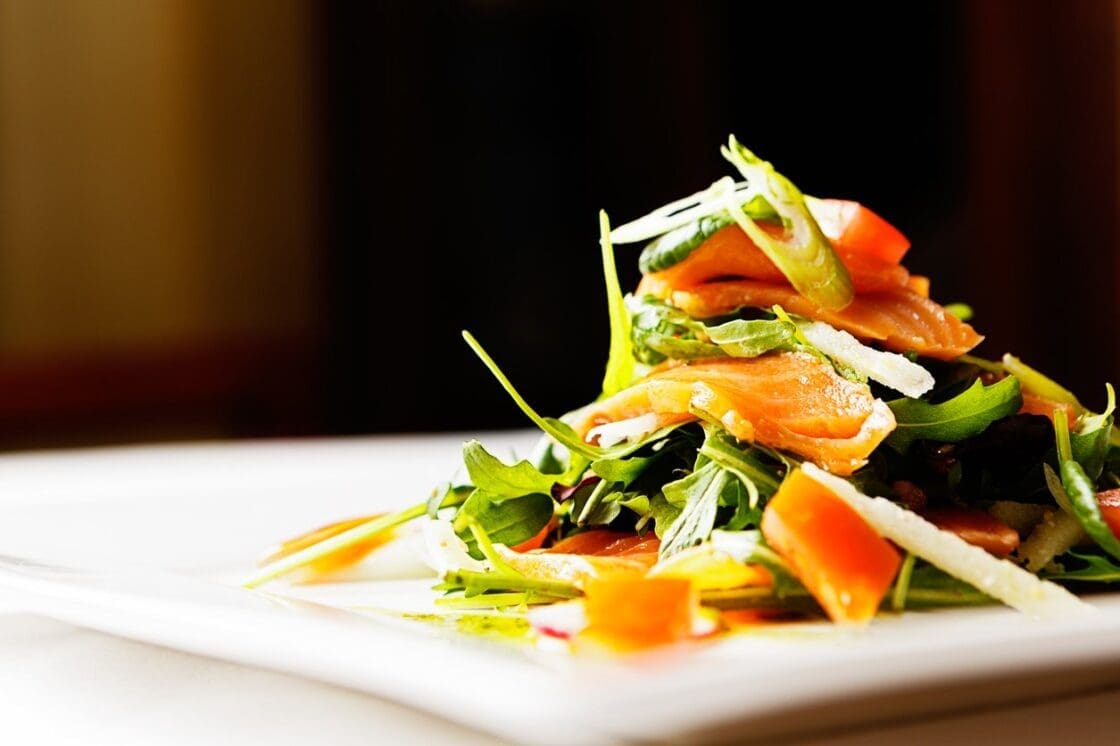 cured salmon salad
