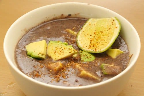 black bean soup