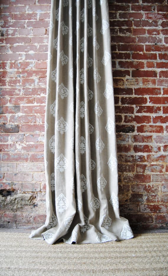 Hand printed home accessories.